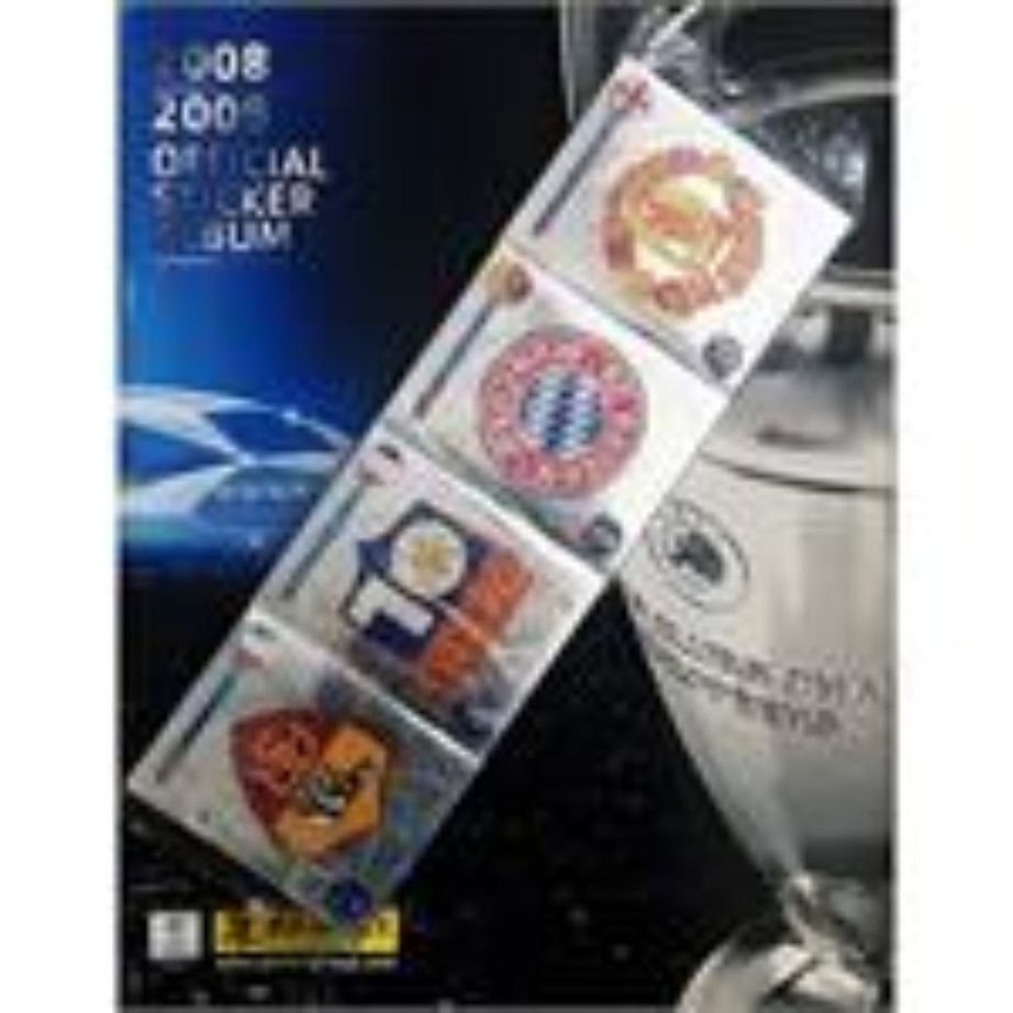 PANINI UEFA Champions League 2008-2009 Complete Sticker Collection + Free Album
