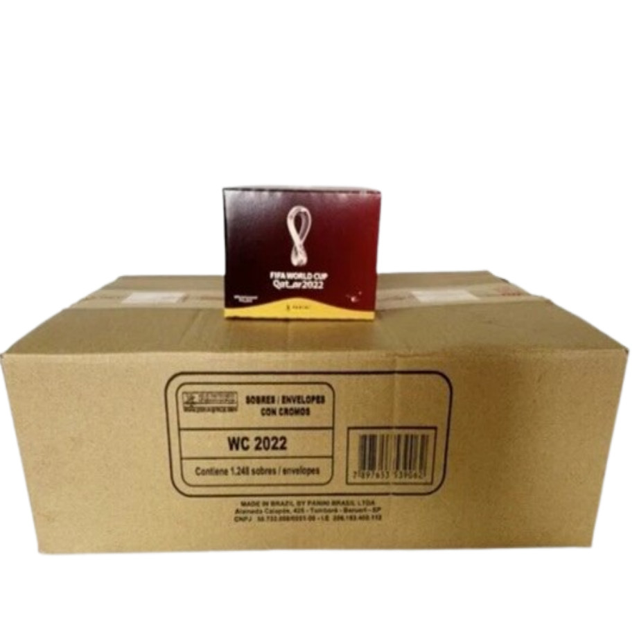 Panini World Cup Qatar 2022 Sticker Box - 12 Boxes (Master Case)