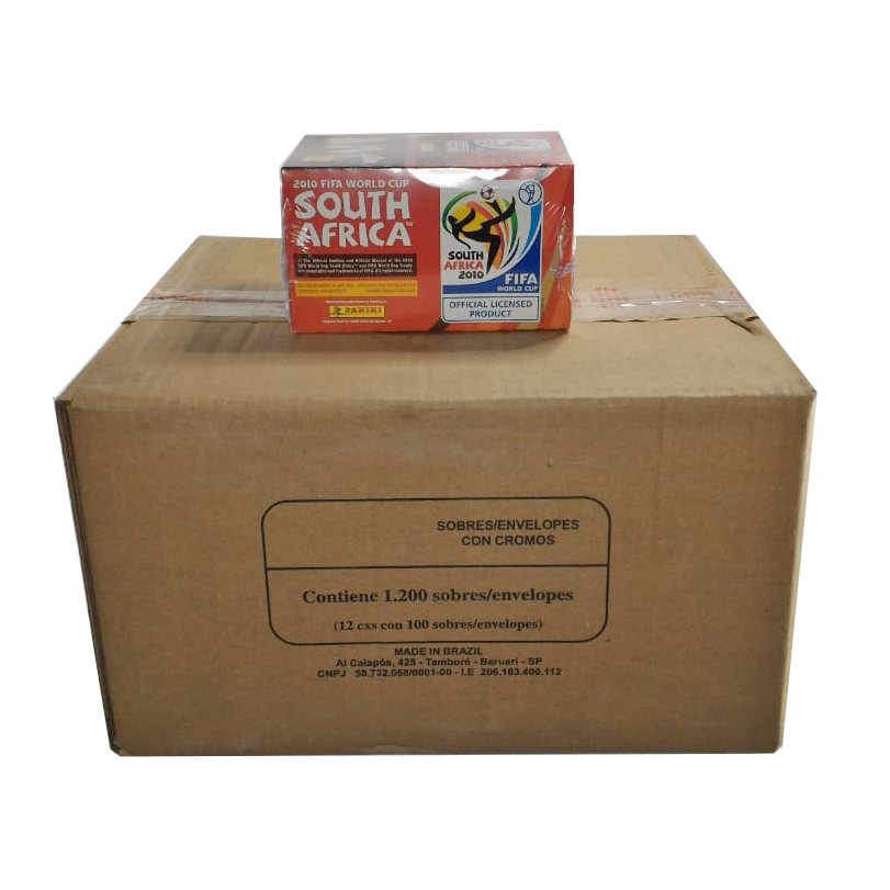 Panini World Cup South Africa 2010 Sticker Box - 12 Boxes (Master Case)