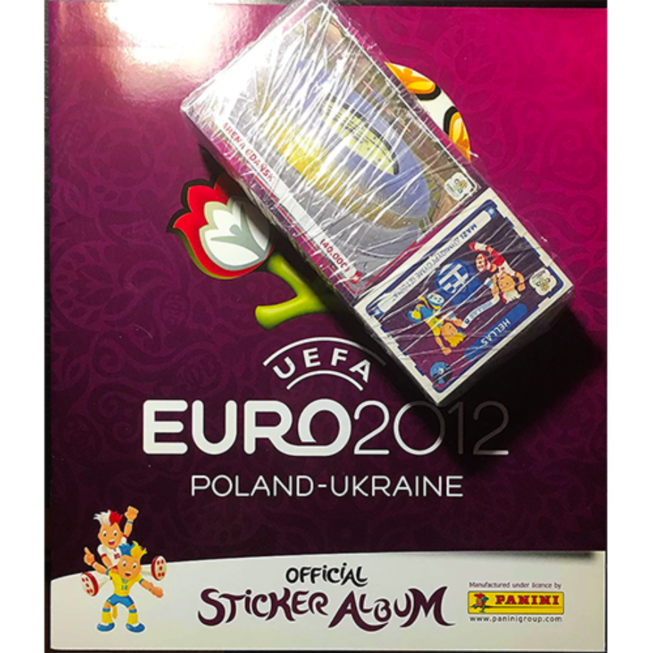 Panini Euro Cup 2012 Austria-Switzerland Empty Album + Complete Sticker Set