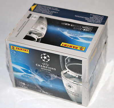 PANINI UEFA Champions League 2008-2009 Sticker Box of 50 packets