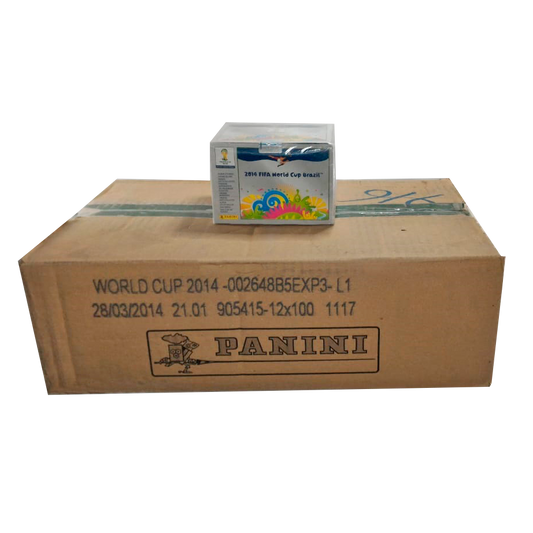 Panini World Cup Brazil 2014 Sticker Box - 12 Box (Master Case)
