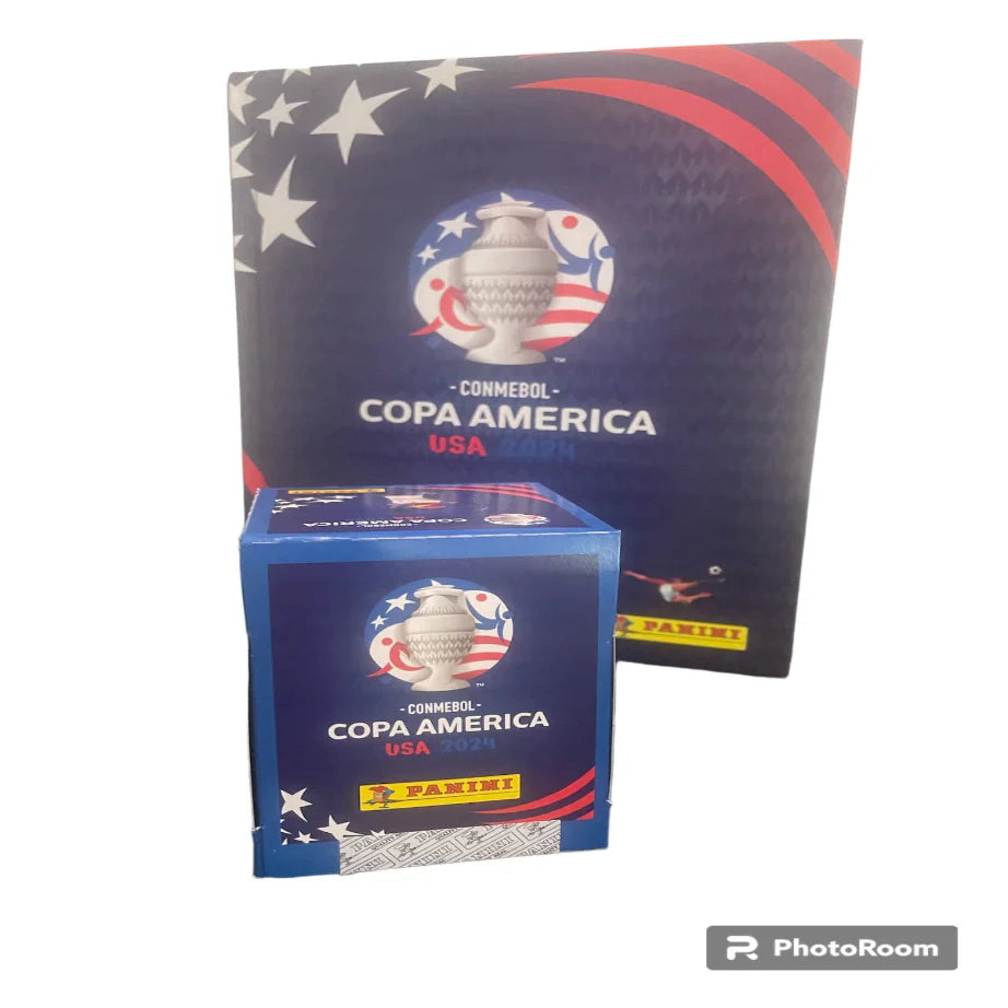 Album Hardcover Copa America 2024 + 50 PACKS (Latin America Version)