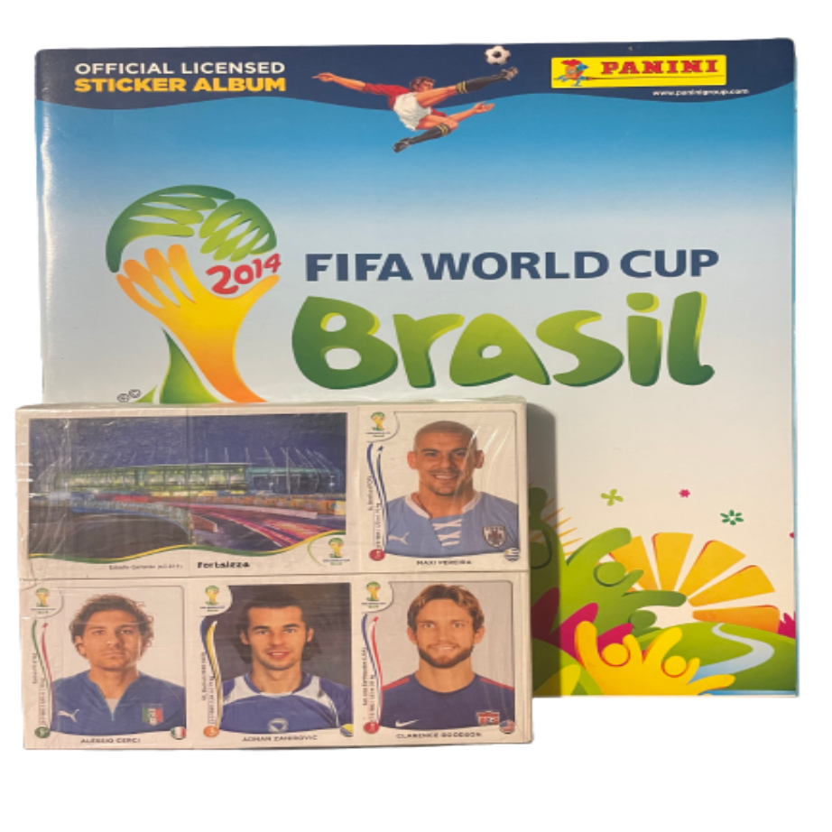 PANINI FIFA World Cup Brazil 2014 Complete Sticker Collection + Free Album