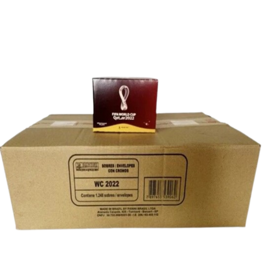 Panini World Cup Qatar 2022 Sticker Box - 12 Boxes (Master Case)
