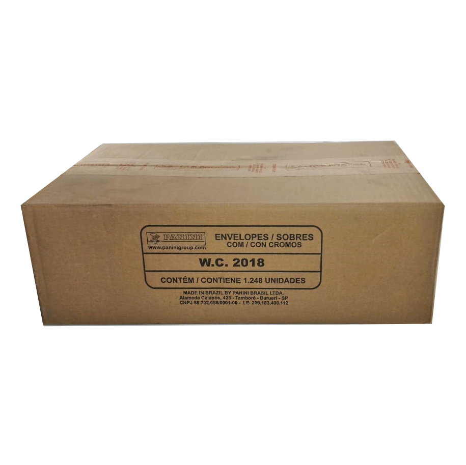 Panini World Cup Russia 2018 Sticker Box - 12 Boxes (Master Case)