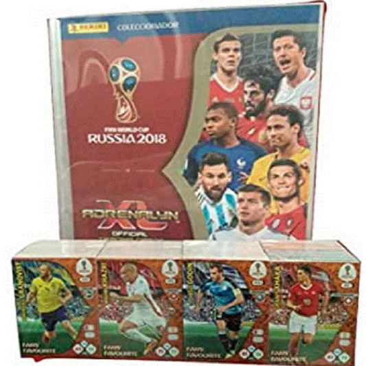PANINI ADRENALYN XL RUSSIA 2018 WORLD CUP COMPLETE SET +EMPTY BINDER