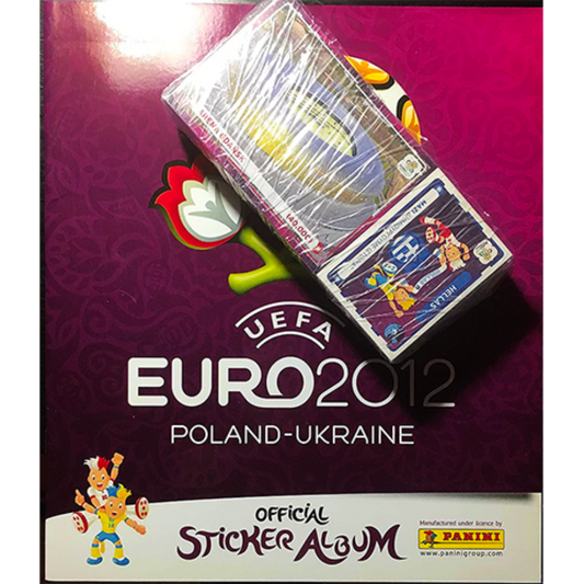 Panini Euro Cup 2012 Austria-Switzerland Empty Album + Complete Sticker Set